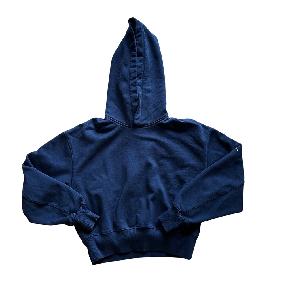 Y-3 Yohji Yamamoto Black Cropped Hoodie Womens Designer Streetwear Avant-Garde‎